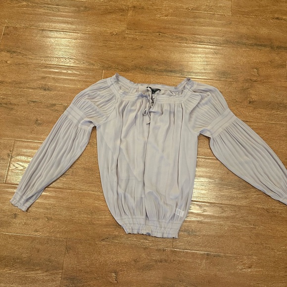 Express pink Off-Shoulder Blouse - Picture 1 of 7